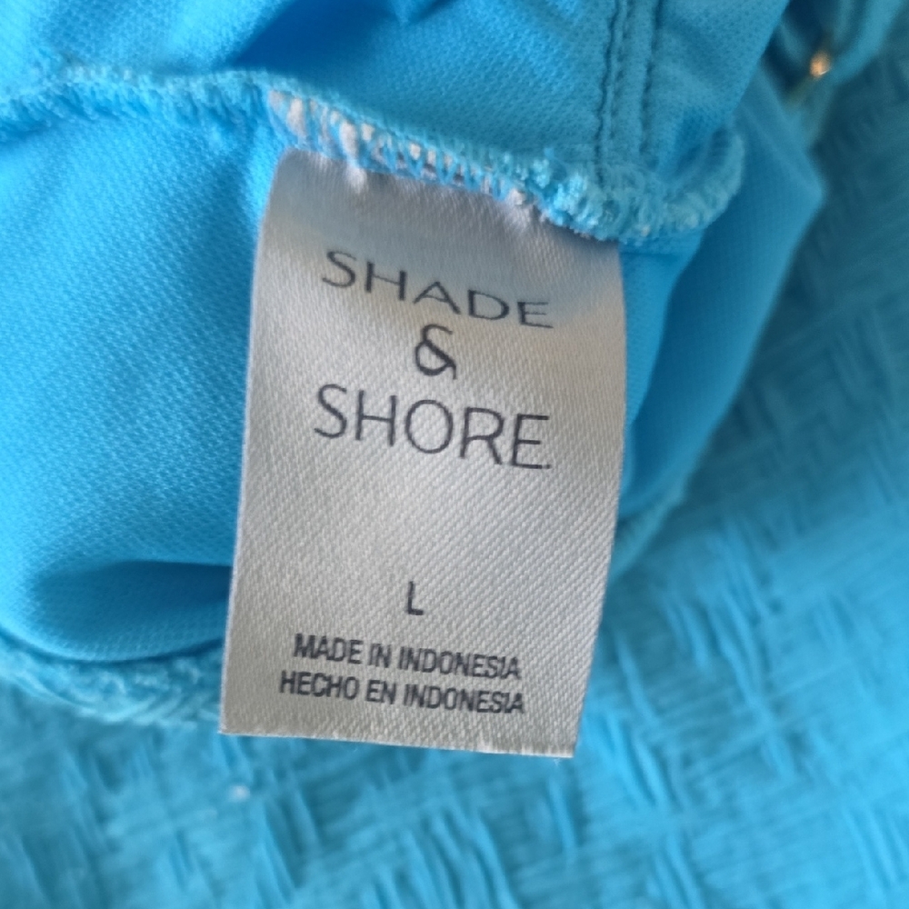 Blue Textured One-Piece Bathing Suit - Picture 4 of 4